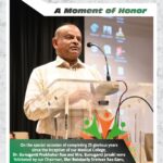 A Moment of Honor Our Chairman, Shri Srinivarao Boinipally Garu, extended heartfelt felicitations to Dr. Achanta Vivekananda, Dean